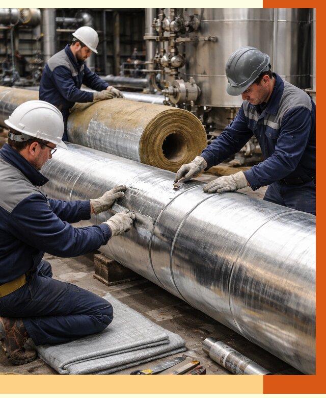Утепление технологического оборудования в Щекине от 4323 руб. за м2 | ТепломастерЕкн